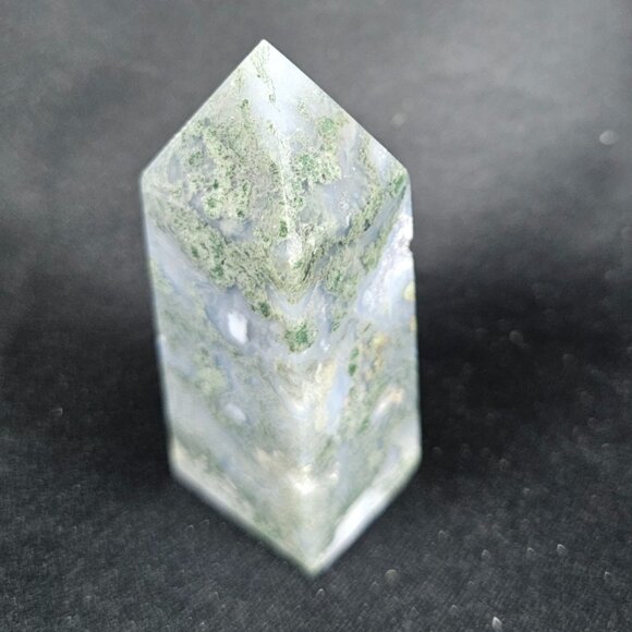 Green Moss Agate Tower - Picture 1 of 9